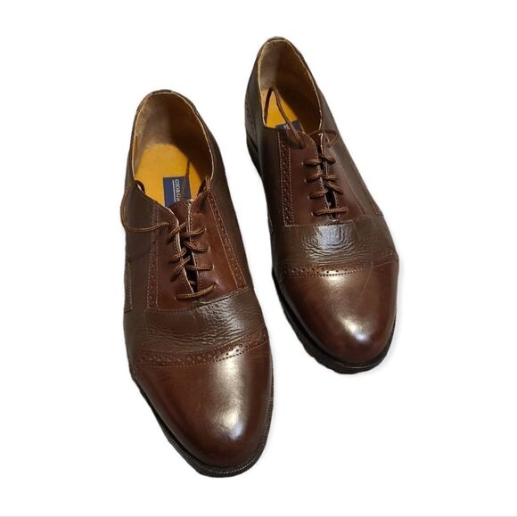 Giorgio Brutini Brown Oxfords 10M - Picture 1 of 9